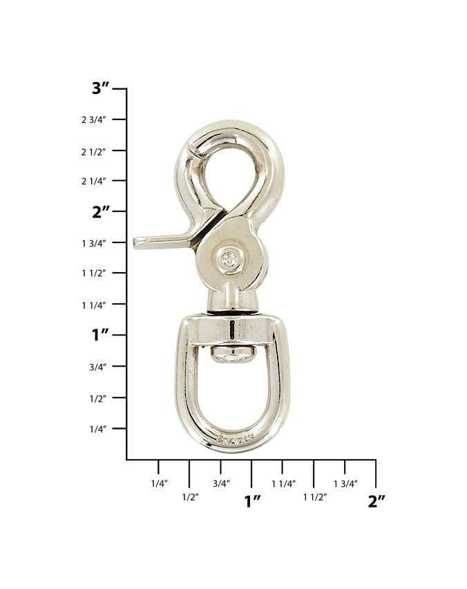 Stainless Steel Swivel Snap Hook - 2 3/4 or Medium Size